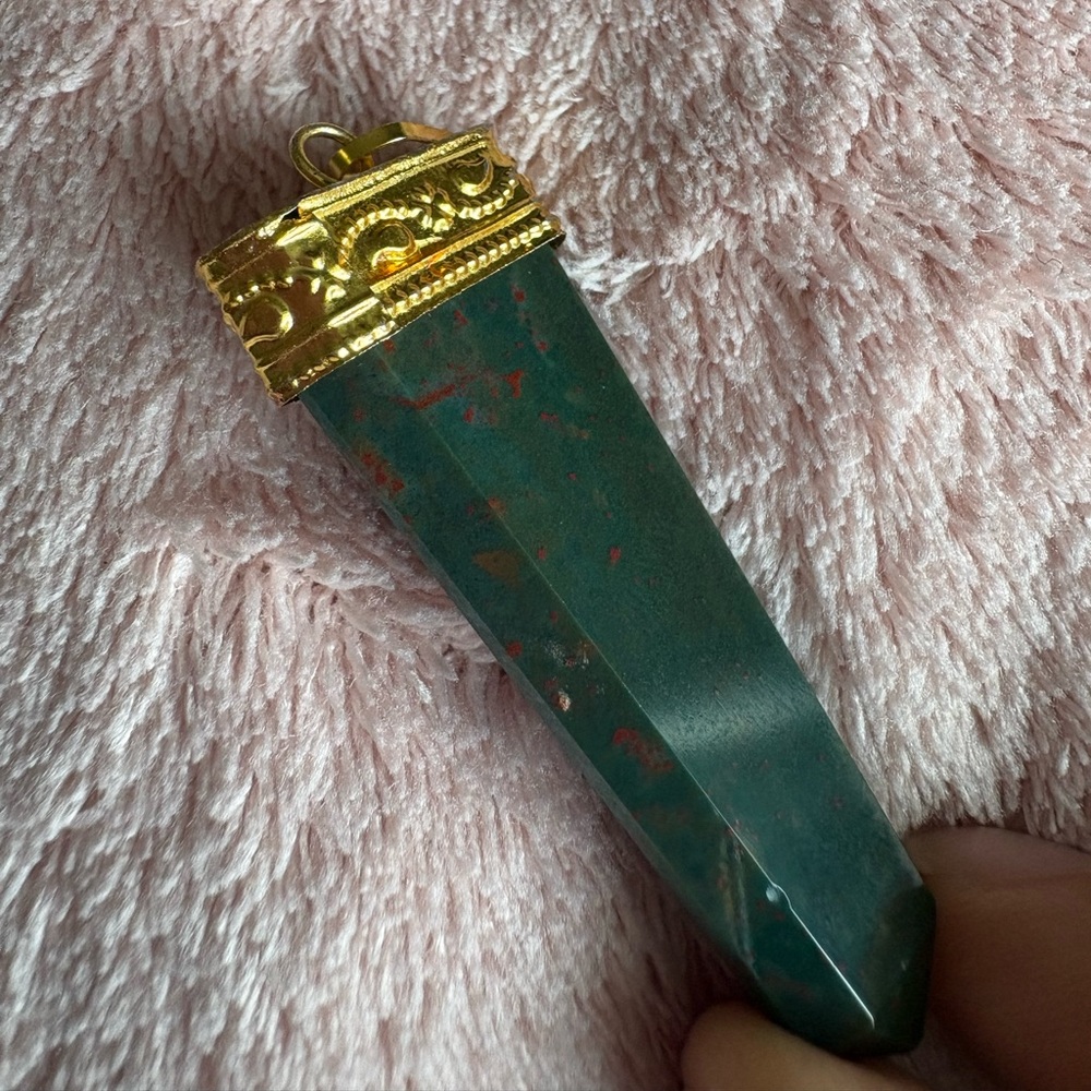 Warrior’s Strength Bloodstone Pendant